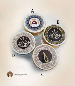 محبرة زجاجية + ليقة محبرة زجاجية + ليقة