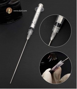 حقنة مع ابرة غير حادة